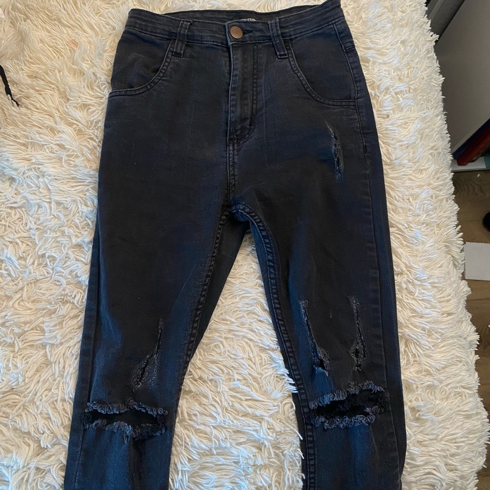 Pretty little thing jeans size one